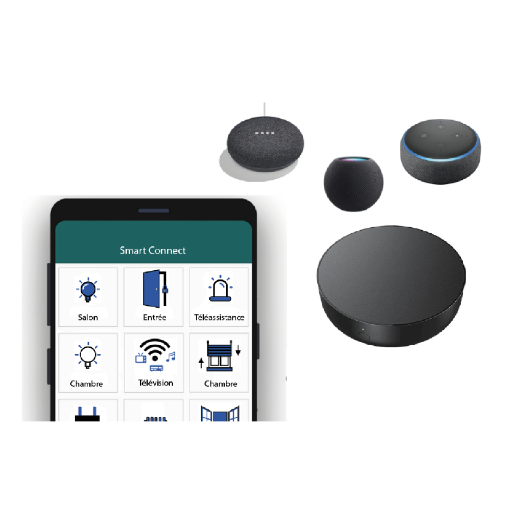 Contrôle d'environnement Adjust Connect AdjustHome domotique handicap domotique PMR